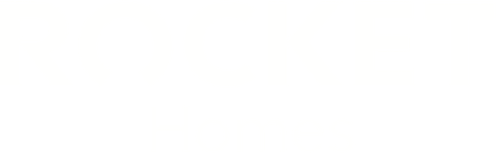 Rocket Homes Secondary Logo (white)